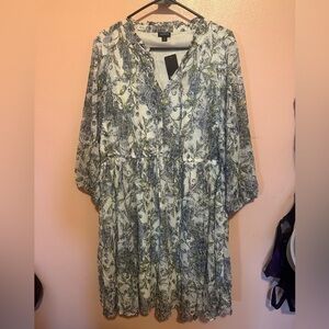 NWT Torrid Size 2 18/20 Spring/Summer Flowy Dress
